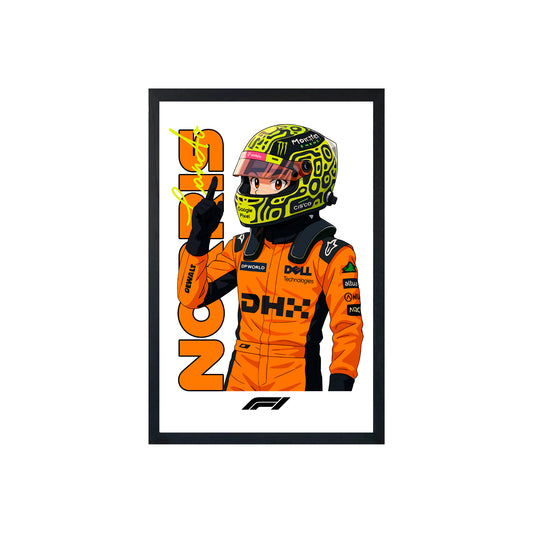 Wall Art Framed Image White Poster - Formula 1 - Norisss