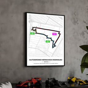 framed-formula-1-track-poster-2025-f1-grand-prix-circuit-map-hermanos-rodriguez-full-color-layout-physical-motorsport-print-50x70
