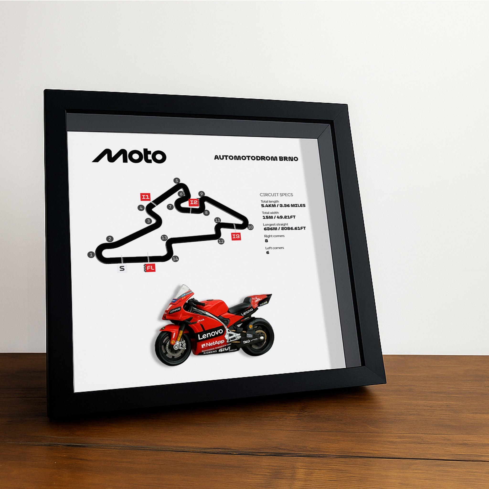 brno-moto-circuit-3d-framed-track-wall-art-with-motorcycle-model-czech-republic-racing-gift
