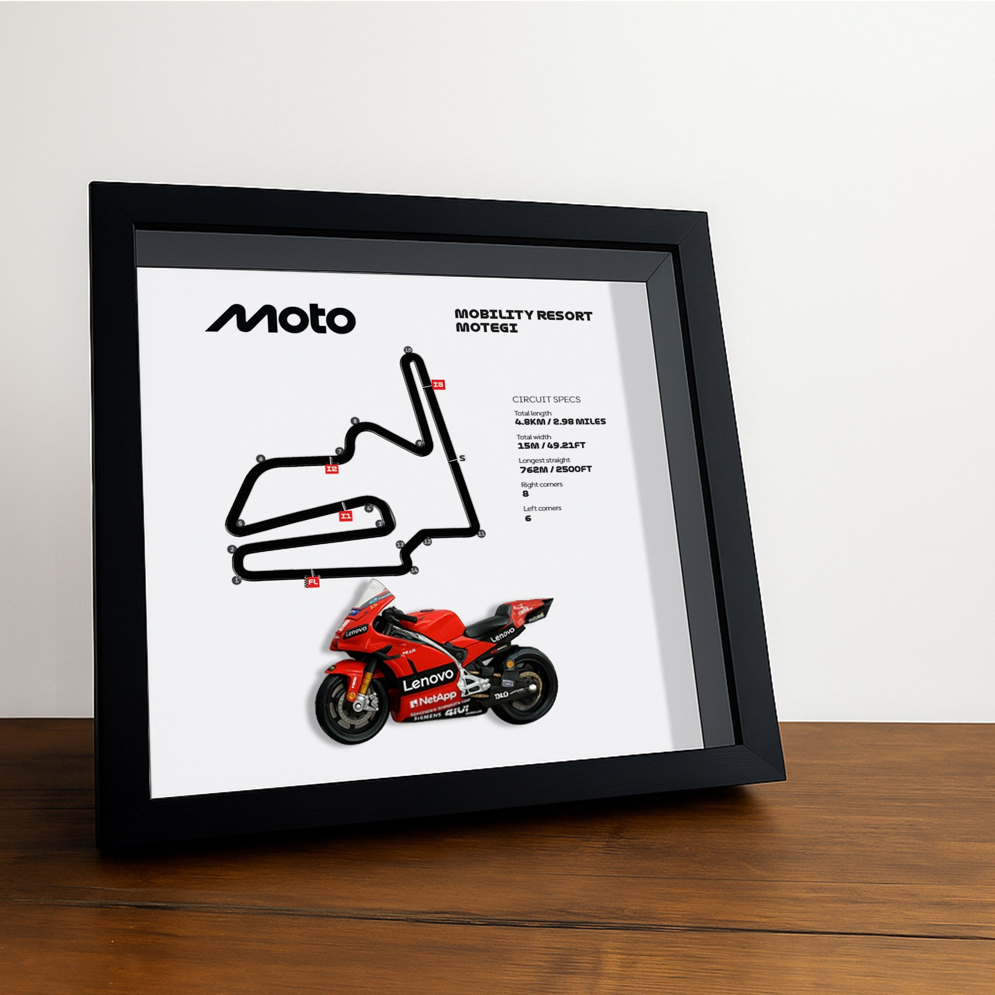 motegi-moto-circuit-3d-framed-track-wall-art-with-motorcycle-model-japan-racing-gift