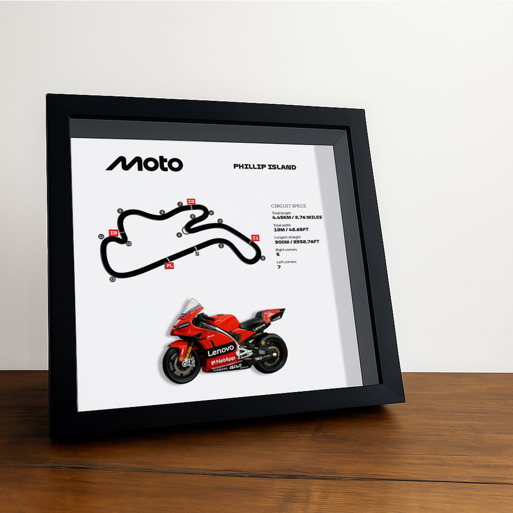 phillip-island-moto-circuit-3d-framed-track-wall-art-with-motorcycle-model-australia-racing-gift