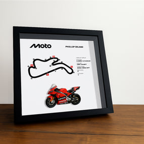 phillip-island-moto-circuit-3d-framed-track-wall-art-with-motorcycle-model-australia-racing-gift