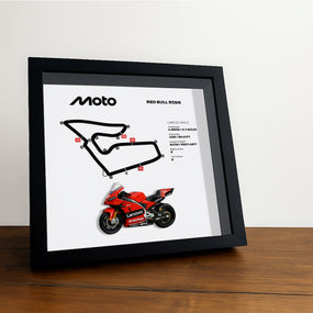 red-bull-ring-moto-circuit-3d-framed-track-wall-art-with-motorcycle-model-austria-racing-gift