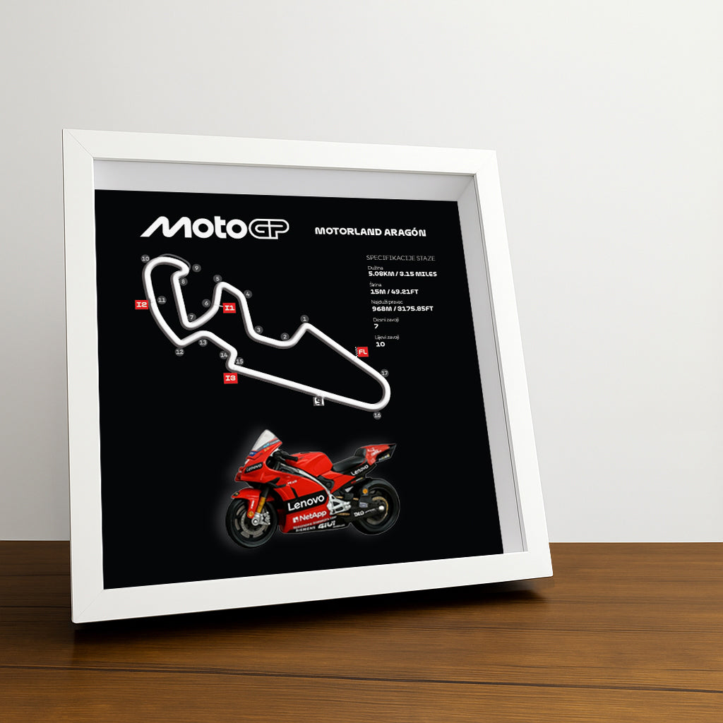 motorland-aragon-moto-circuit-black-3d-framed-track-wall-art-with-motorcycle-model-spain-racing-gift