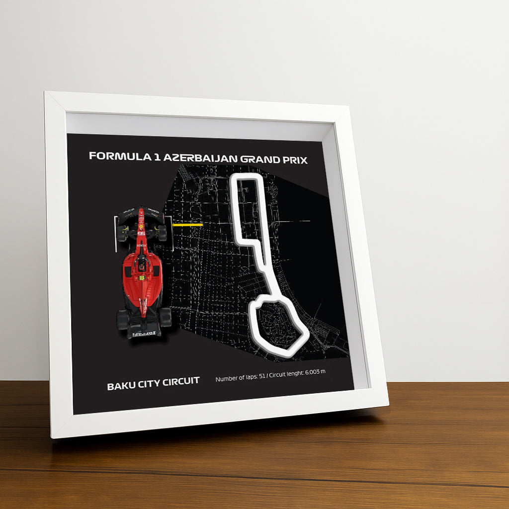 f1-framed-azerbaijan-baku-city-circuit-various-cars-f1-wall-art-circuit-frame-f1-gift-framed-f1-art-formula-one