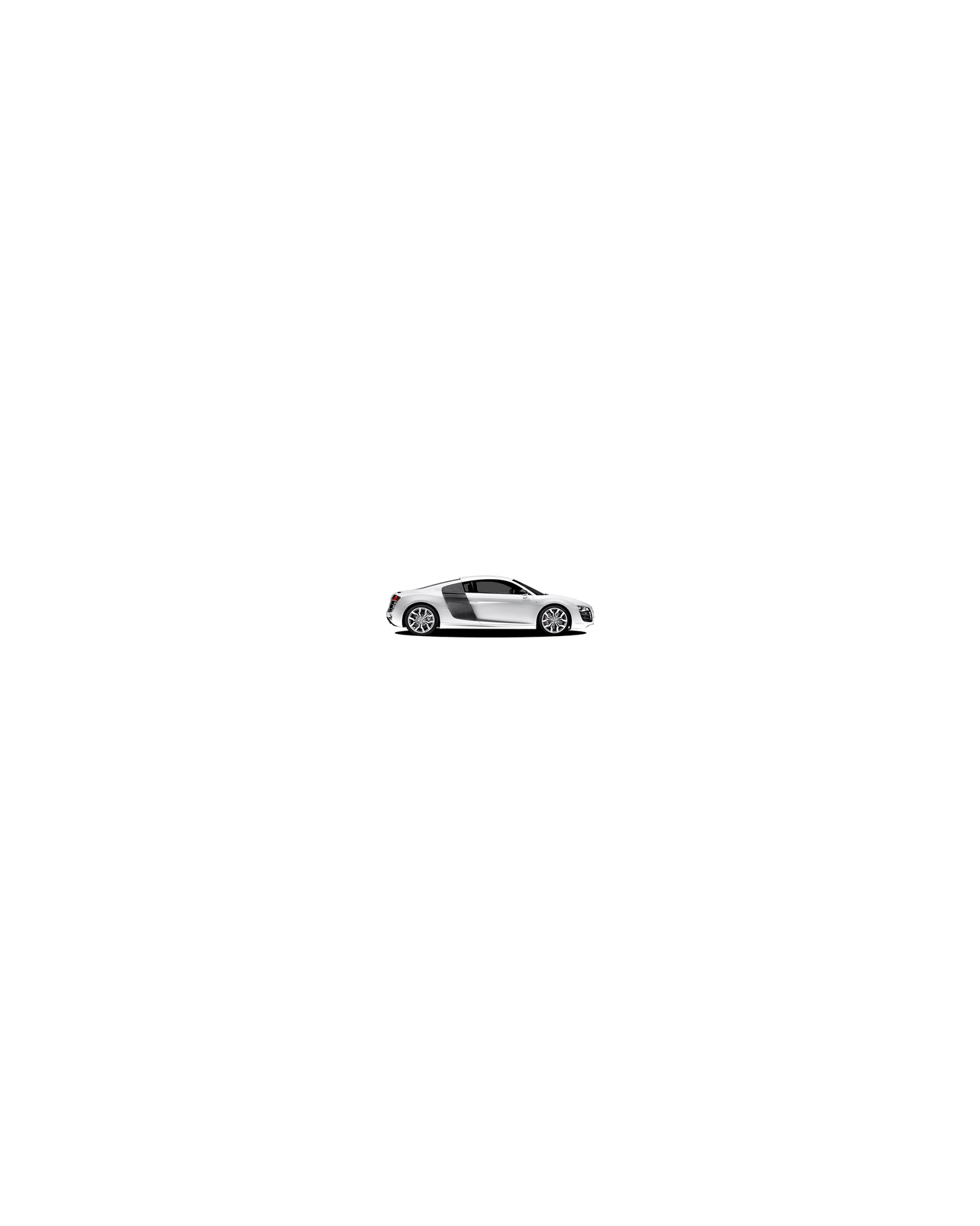 Audi R8 2 Hoodie (Various Colors and Sizes)