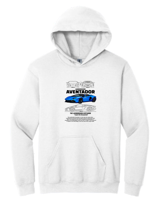 Aventador Hoodie (Various Colors and Sizes)