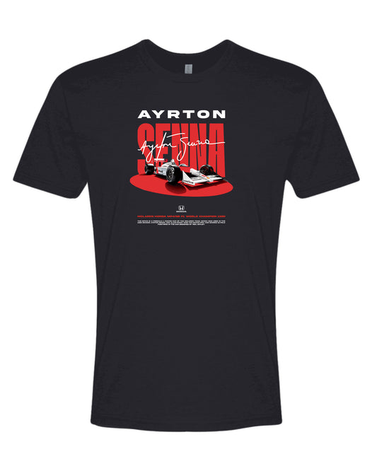 Ayrton Senna Bl T-shirt (Various Colors and Sizes)
