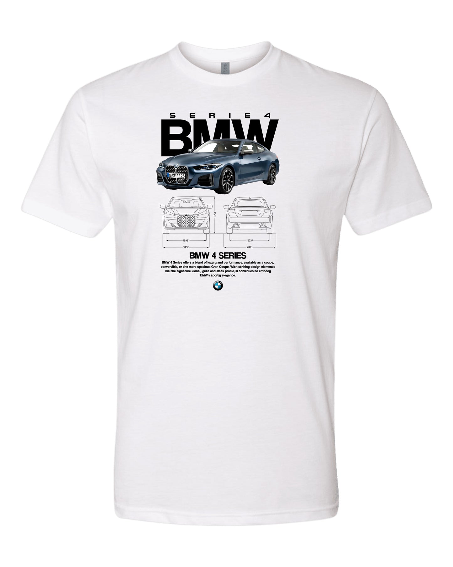 Bmw 4 Series T-shirt (Various Colors and Sizes)