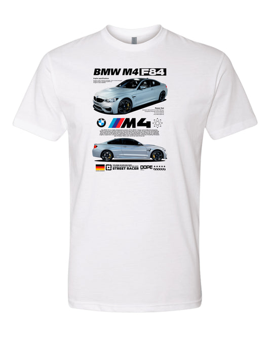 Bmw M4 F84 V2 T-shirt (Various Colors and Sizes)