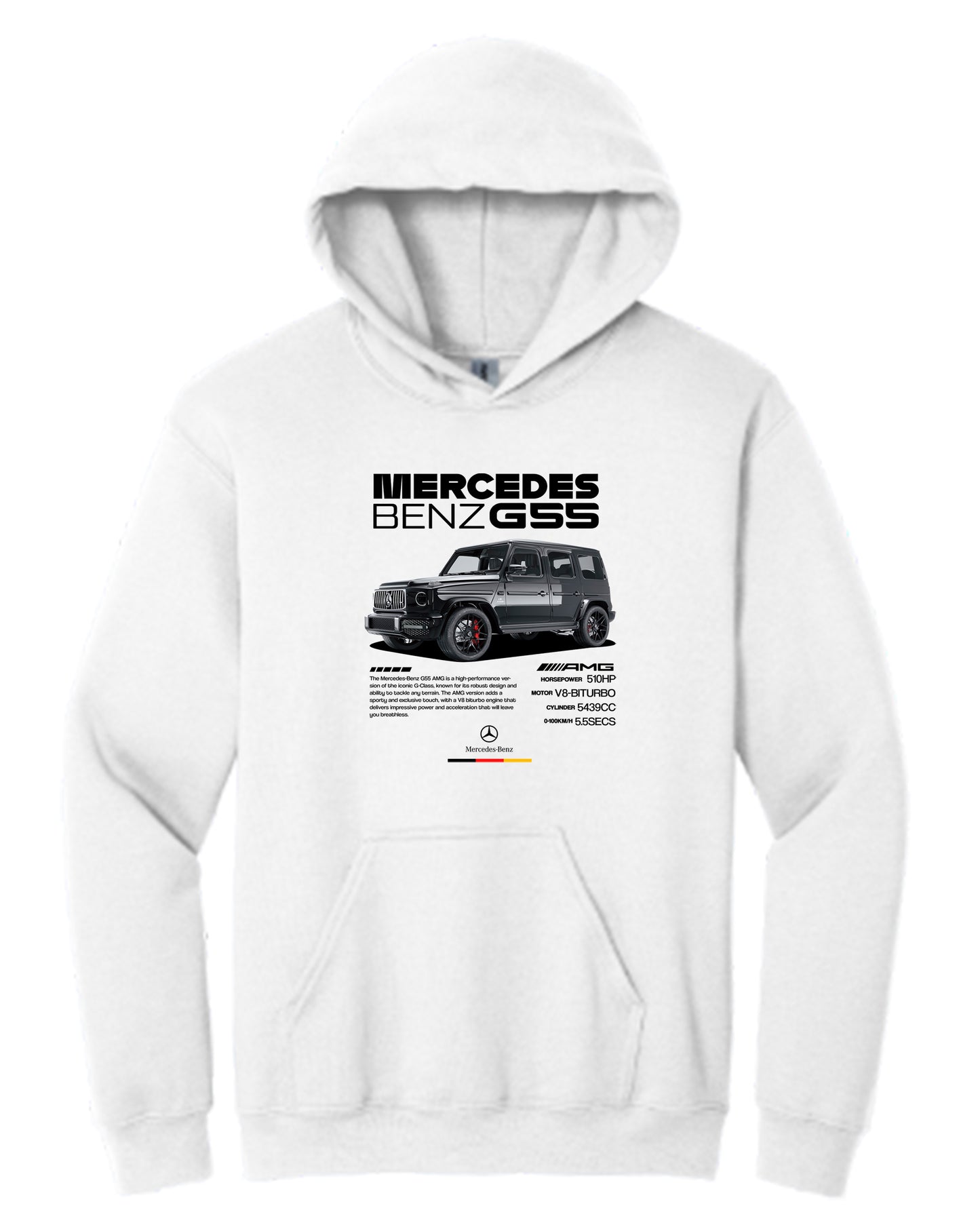 G55 Hoodie (Various Colors and Sizes)