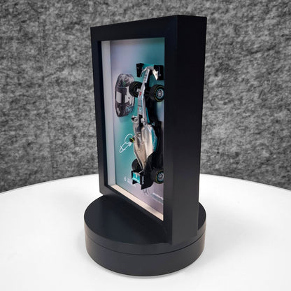 Nico Rosberg F1 Frame with AMG 1:43 Scale Car, 3D Helmet and Signature