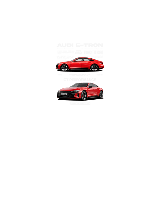 Audi E-Tron Gt 2 T-shirt (Various Colors and Sizes)
