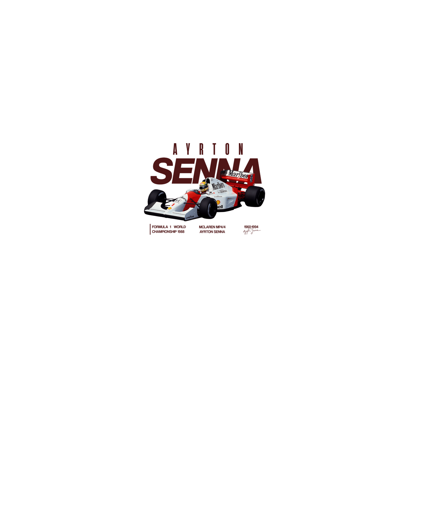 Ayrton T-shirt (Various Colors and Sizes)