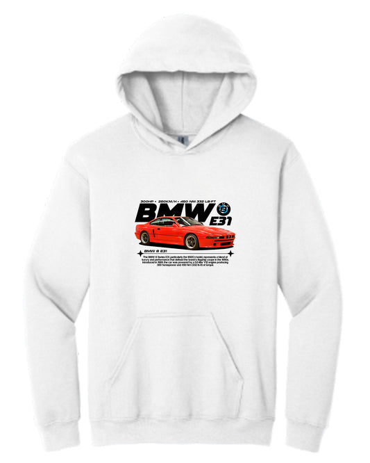Bmw 8 E31 Hoodie (Various Colors and Sizes)