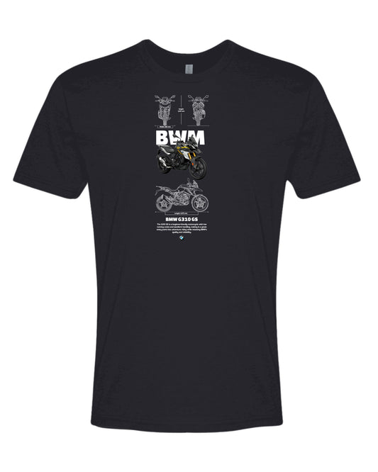 Bmw G310 T-shirt (Various Colors and Sizes)