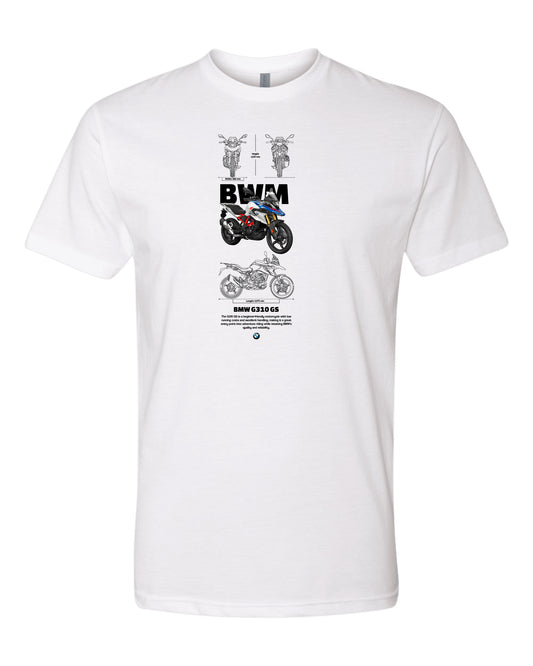 Bmw G310 V4 T-shirt (Various Colors and Sizes)