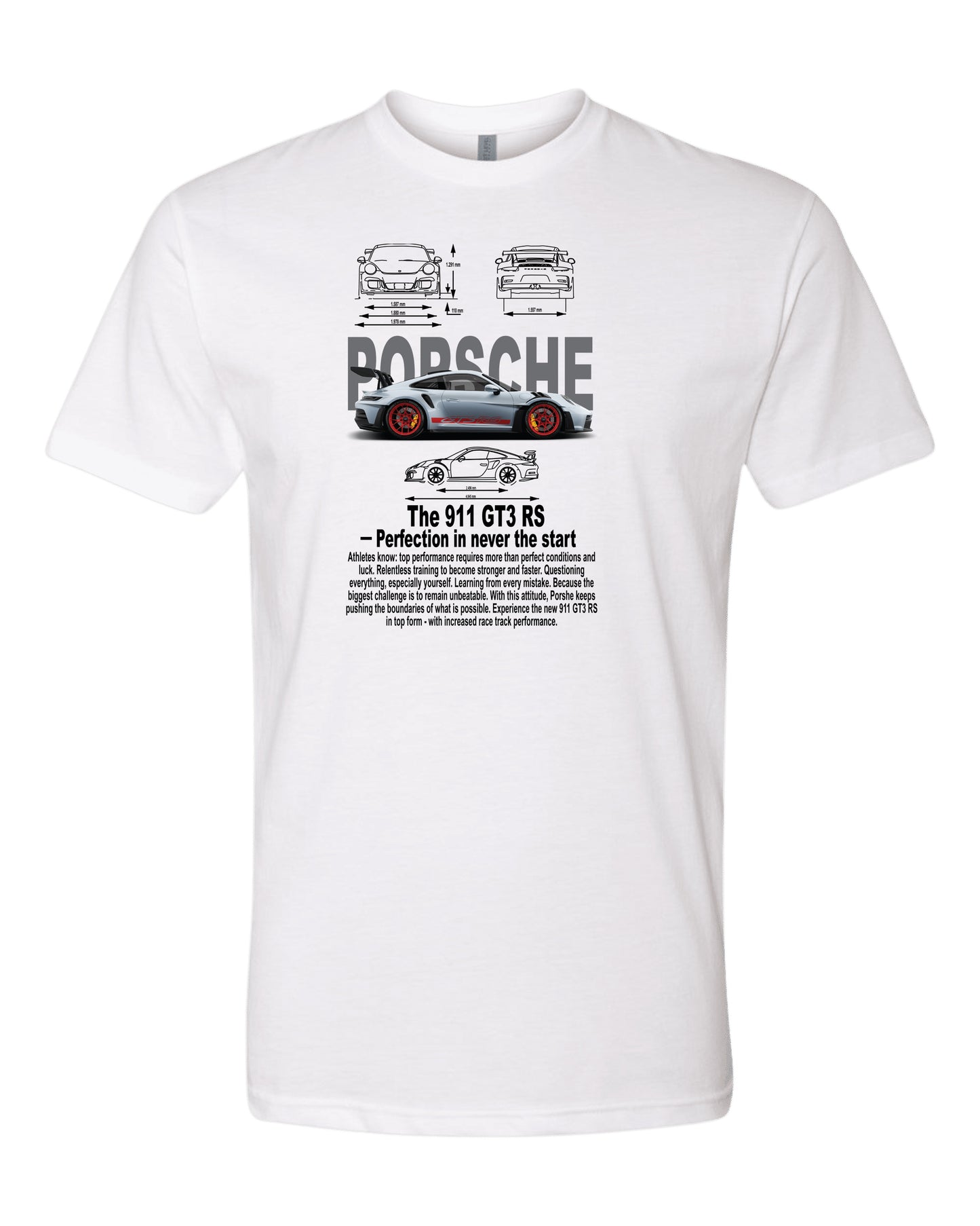 Dtfporsche2 2 T-shirt (Various Colors and Sizes)