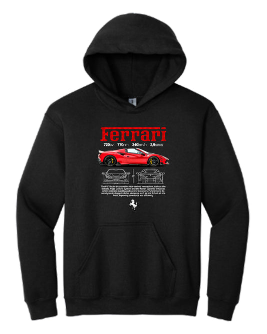 Ferrari 02 Hoodie (Various Colors and Sizes)