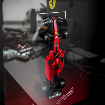 Charles Leclerc F1 - Ferrari - 3D Framed Artwork (XL) – 1:18 Car Model - 50x50x12 cm