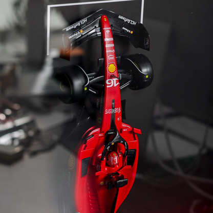 Charles Leclerc F1 - Ferrari - 3D Framed Artwork (XL) – 1:18 Car Model - 50x50x12 cm