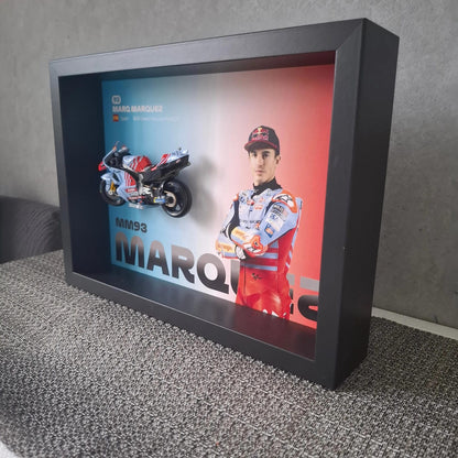 Marq Marquez Moto Circuit 3D Framed Art