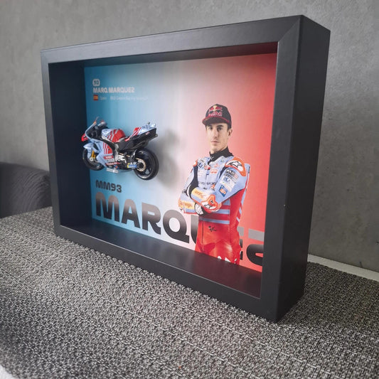 Marq Marquez Moto Circuit 3D Framed Art
