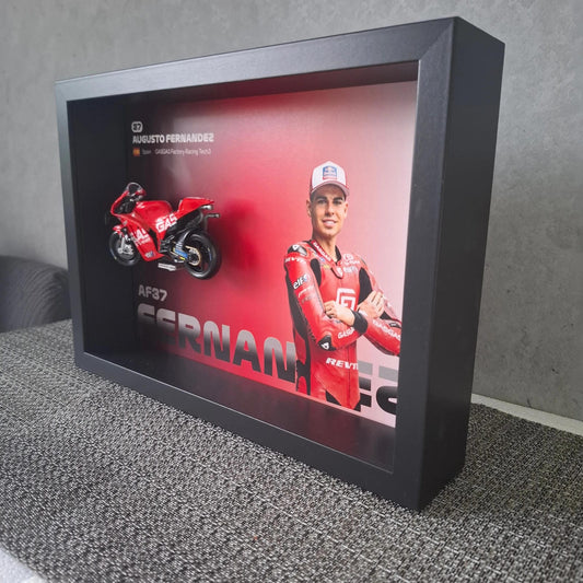 Augusto Fernandez Moto Circuit 3D Framed Art