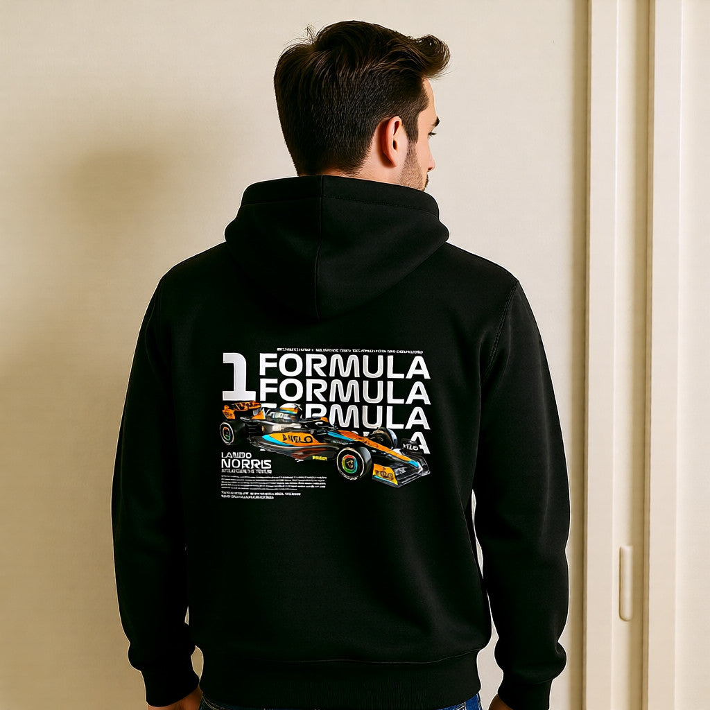 Lando Norris F1 Hoodie – Black Racing Collage | Formula car design