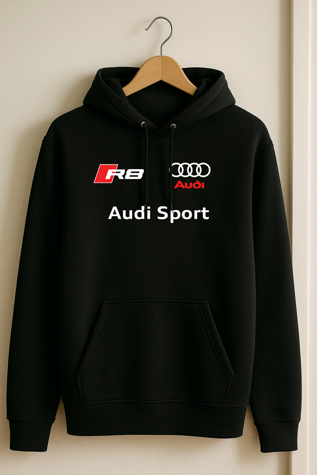 Audi R8 Hoodie – Racing Hoodie – Motorsport Unisex Black