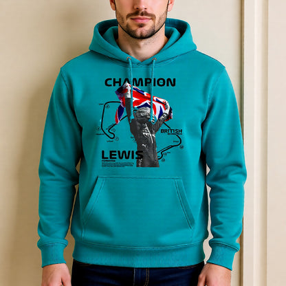 Lewis Hamilton #44 Champion Hoodie – British GP Tribute | F1 Hoodie Door