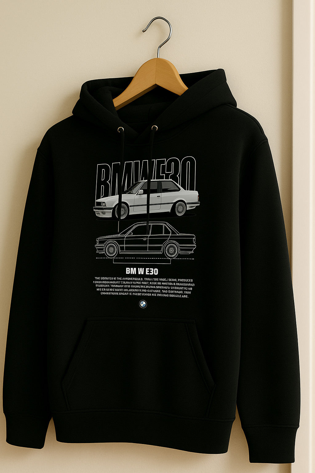 BMW E30 Hoodie – Motorsport Hoodie – Vintage Racing Unisex