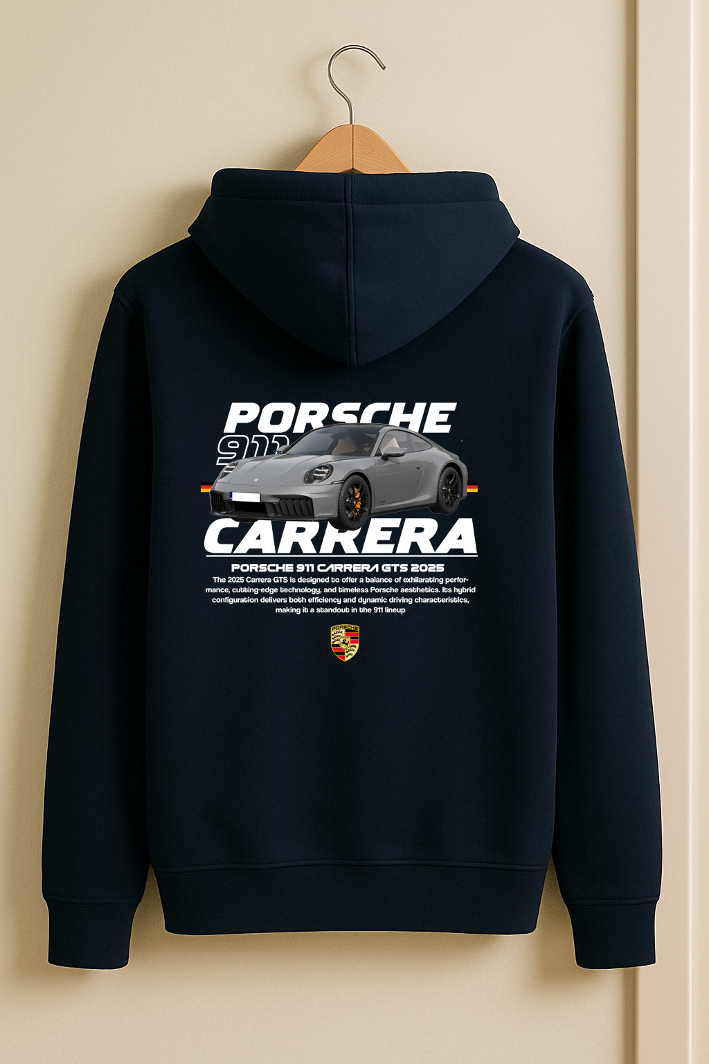 Porsche 911 Hoodie – Motorsport Hoodie – Racing Fan Merchandise – Unisex