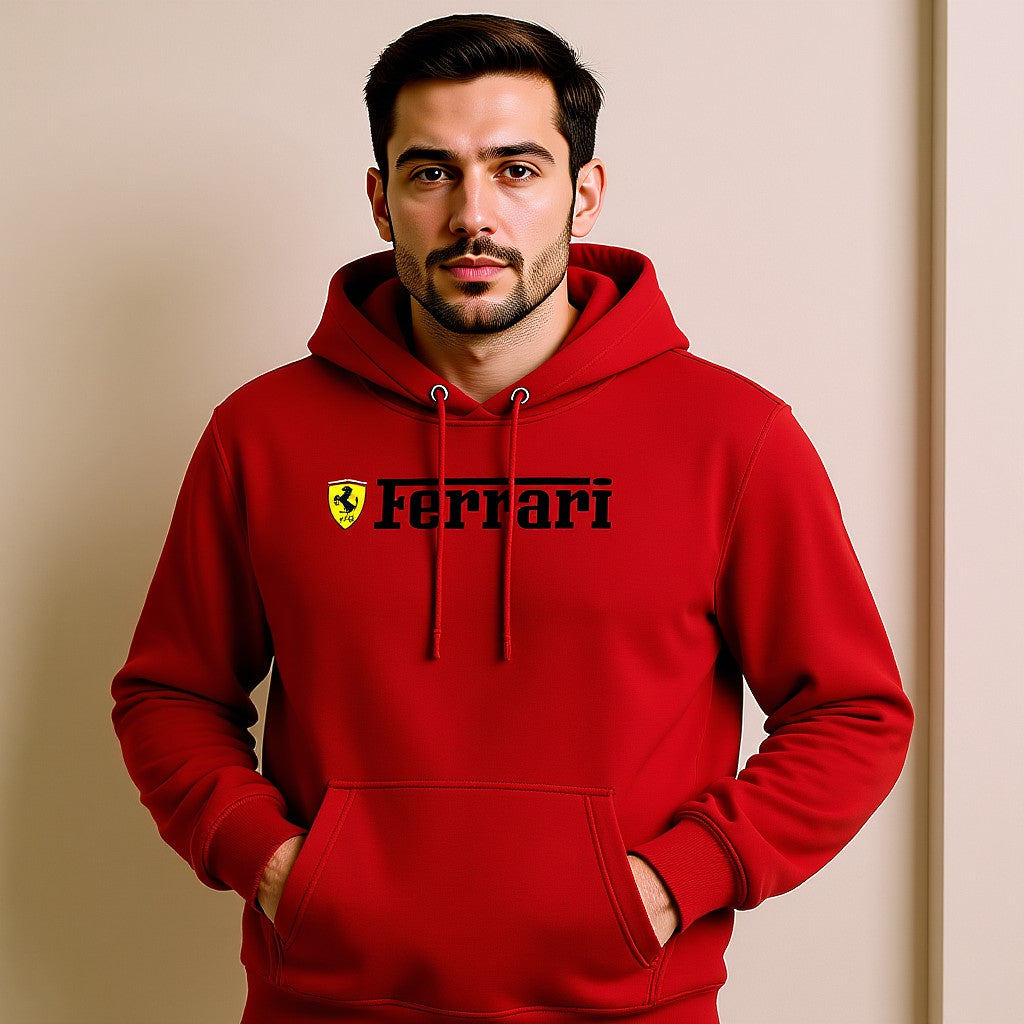 Ferrari F8 Tributo Hoodie – Scuderia Red – Motorsport Hoodie